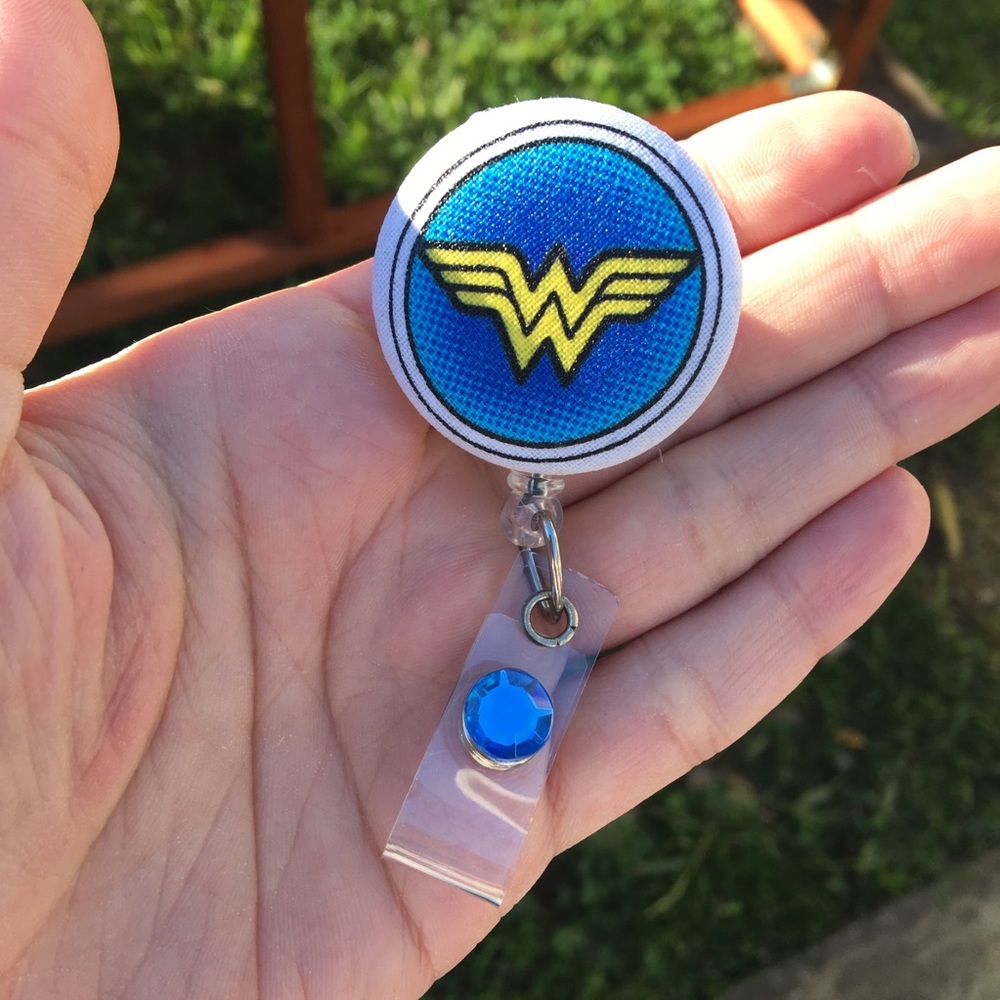 Wonderwoman Badge Holder